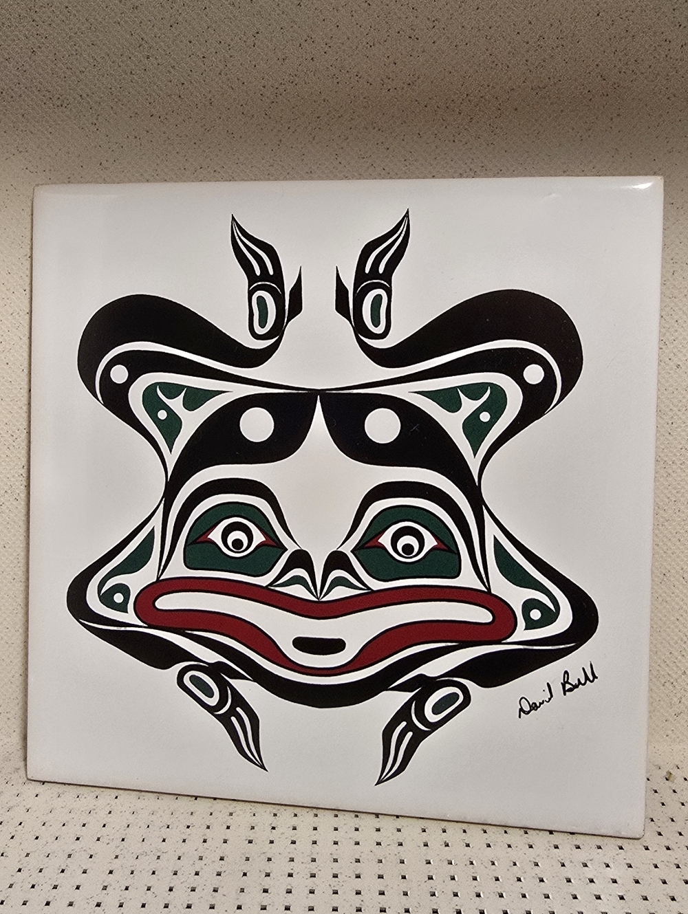 Northwest Coast Ceramic Trivet By David Bull
